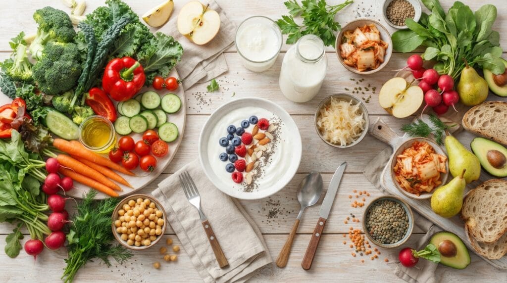 alimentos para mejorar la microbiota intestinal